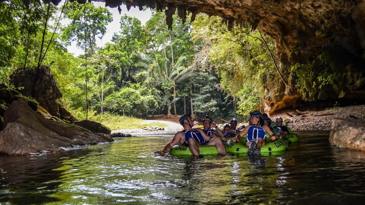 Belize Cave Tubing